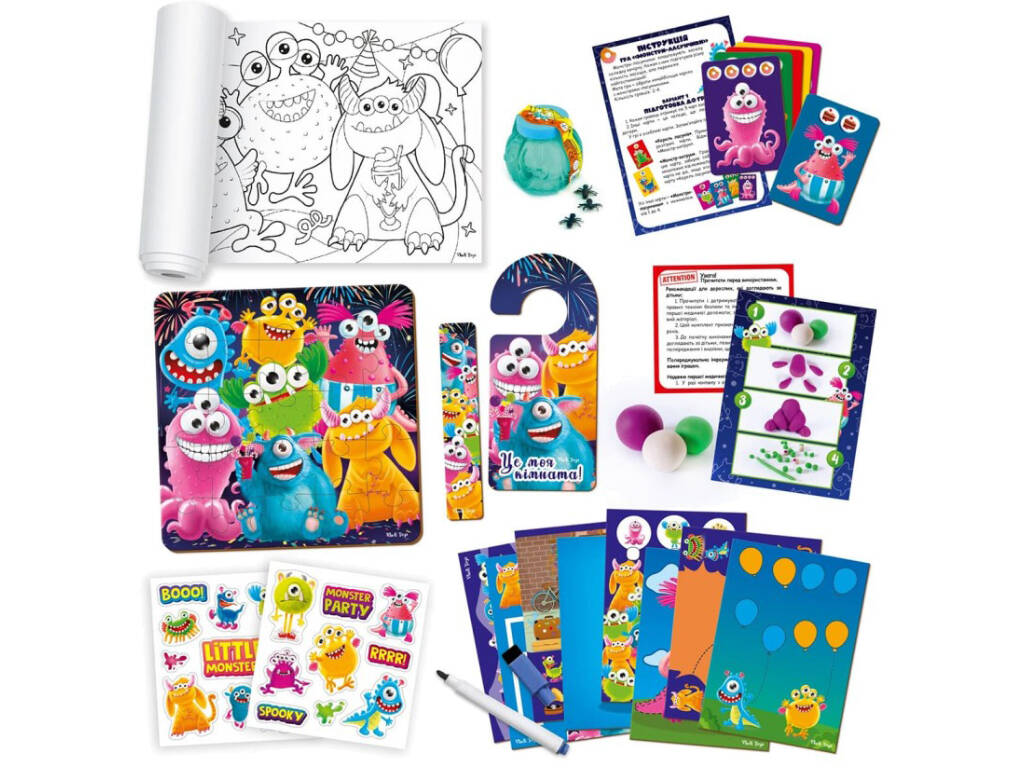 Набор сюрпризов "Surprise pack. Monster party", 35*17см, ТМ Vladi Toys, Украина
