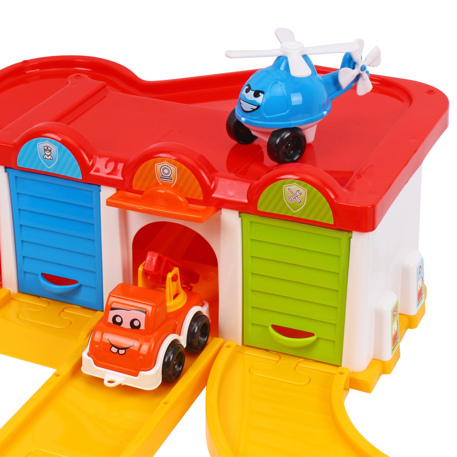 Ігровий набір "Паркінг Поліція", в кор. 37*27.5*19см, ТМ Технок, Україна