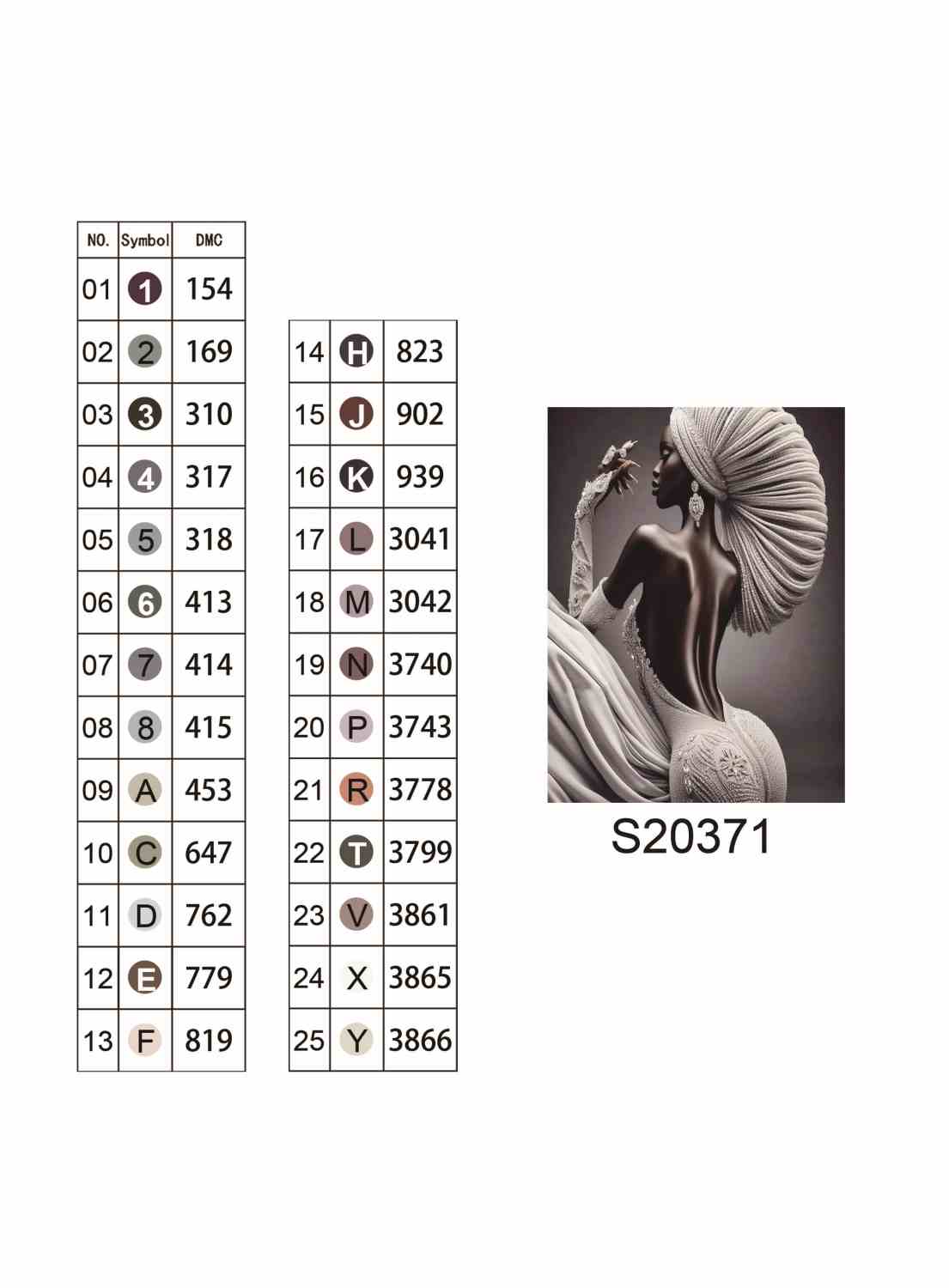 Алмазная мозаика "Шоколадная богиня", на подрамнике 30*40см, в кор. 31*41*2,5см, ТМ Dreamtoys