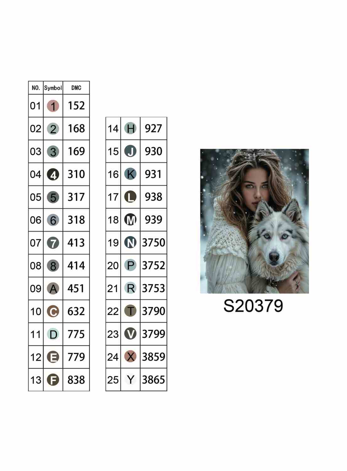 Алмазна мозаїка "Крижаний погляд", на підрамнику 30*40см, в кор. 31*41*2,5см, ТМ Dreamtoys