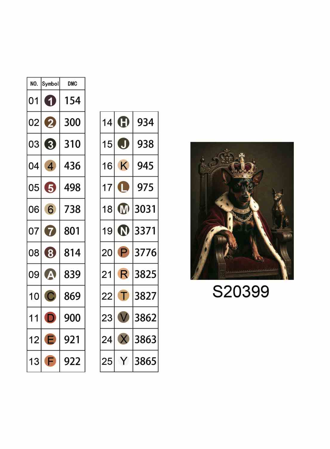 Алмазна мозаїка "Його величність Оскар", на підрамнику 30*40см, в кор. 31*41*2,5см, ТМ Dreamtoys
