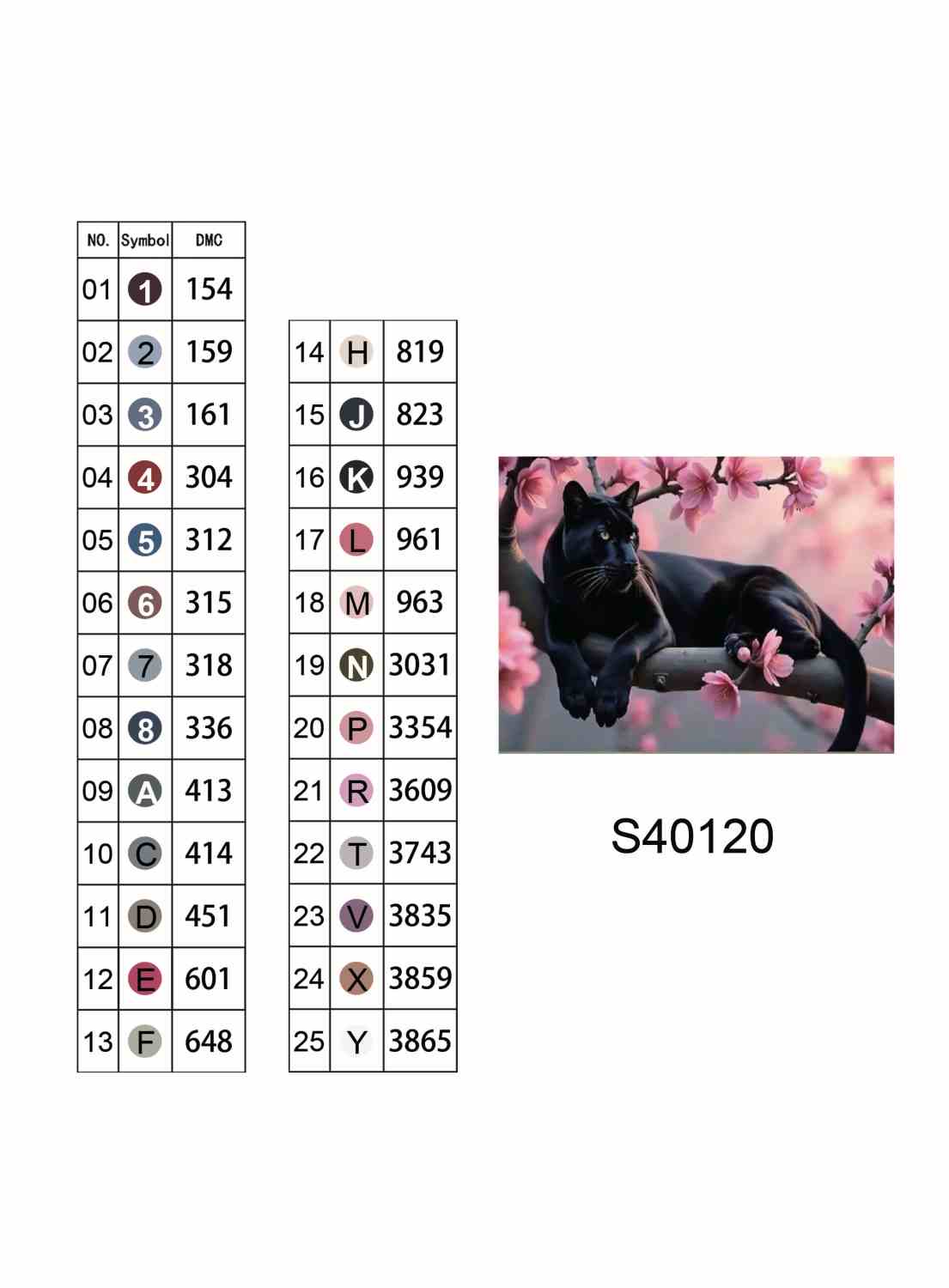 Алмазна мозаїка "Чорна квітка", 40*50см, на підрамнику, в кор. 41*51*2,5см, ТМ Dreamtoys