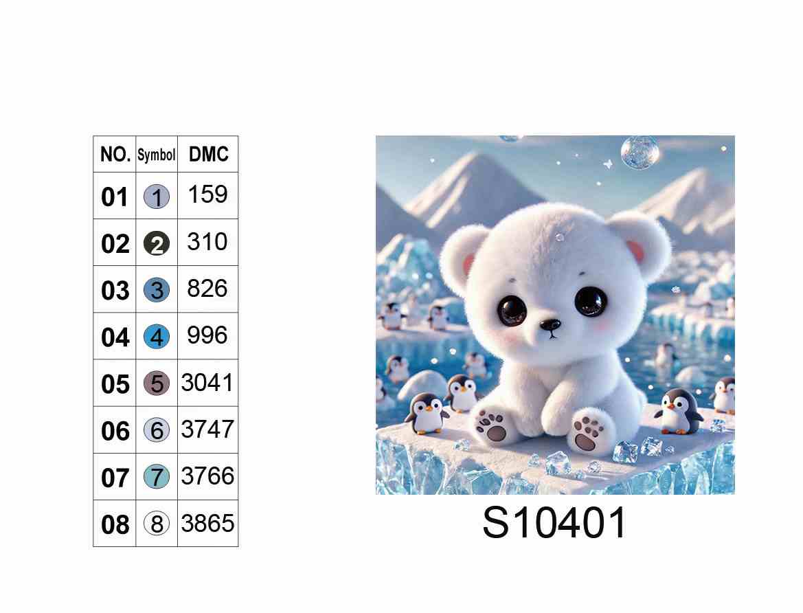 Алмазна мозаїка "Ведмежа та маленькі супутники", 20*20см, на рамці, в кор. 21*21*2,5см, ТМ Dreamtoys