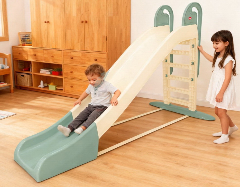 Горка большая 243см, бежево-мятная, ТМ Долони, Украина