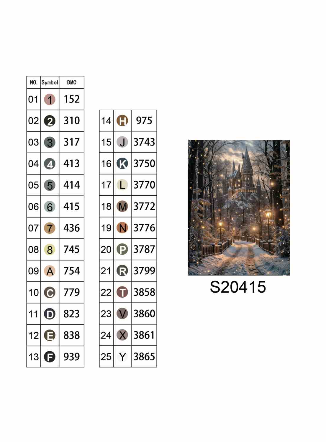 Алмазна мозаїка "Шлях до чарівного палацу", на підрамнику 30*40см, в кор. 31*41*2,5см, ТМ Dreamtoys