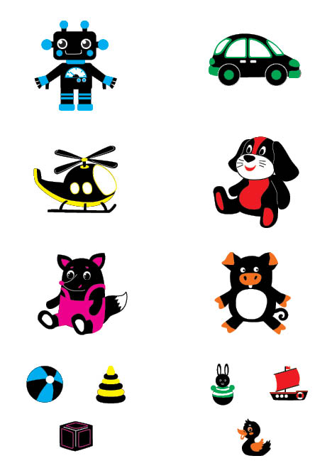 Книга Контрастні картинки. Мої перші іграшки 16,5*23см, Україна, ТМ УЛА