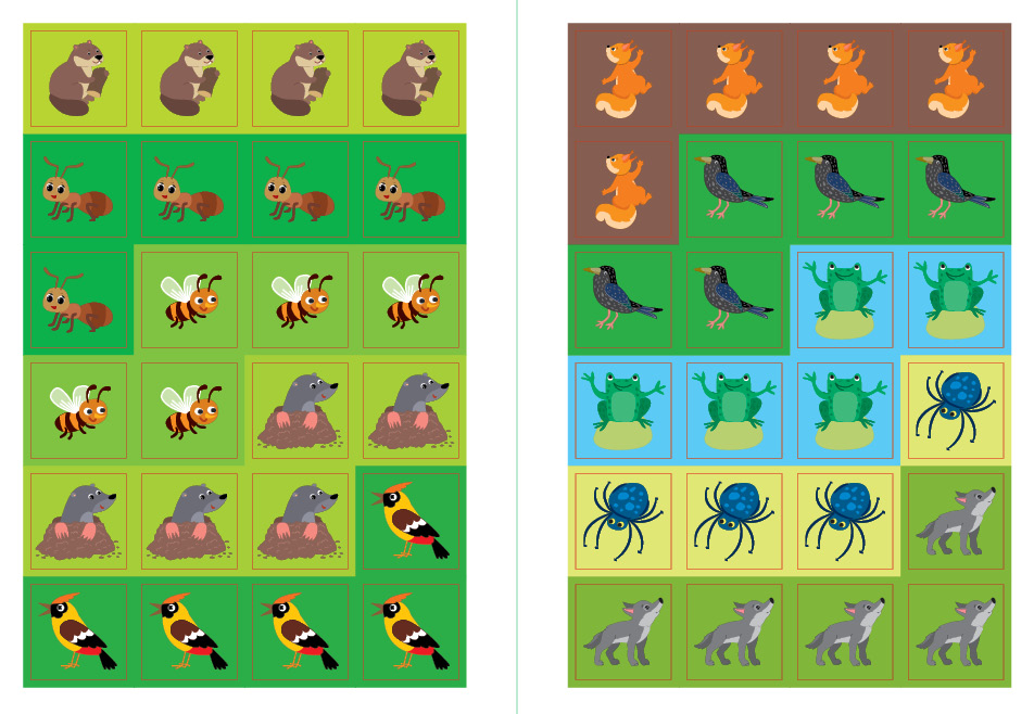 Книга "Наклей, малятко! Стриб-скок! Хто де живе?" 17*23см, Украина, ТМ УЛА