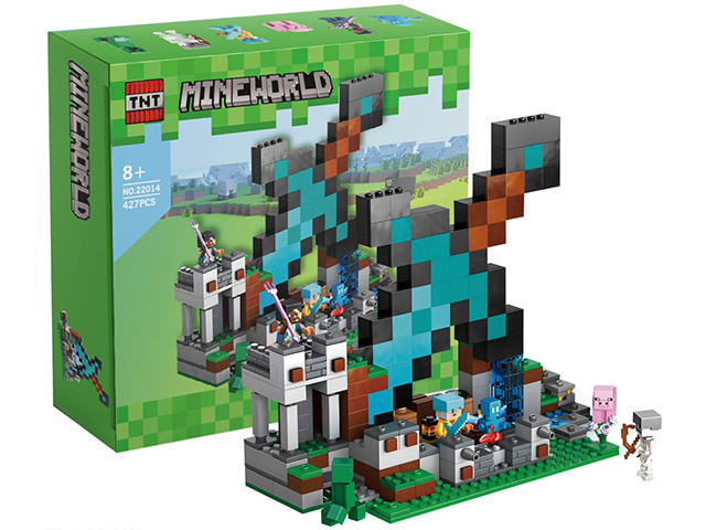 Конструктор MINECRAFT 427деталей, в кор. 28*26см