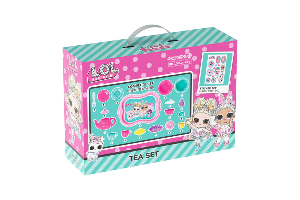 Чайний набір L.O.L. Surprise! Covert And Cool, кор. 33*23,5*11см, ТМ Технок, Україна