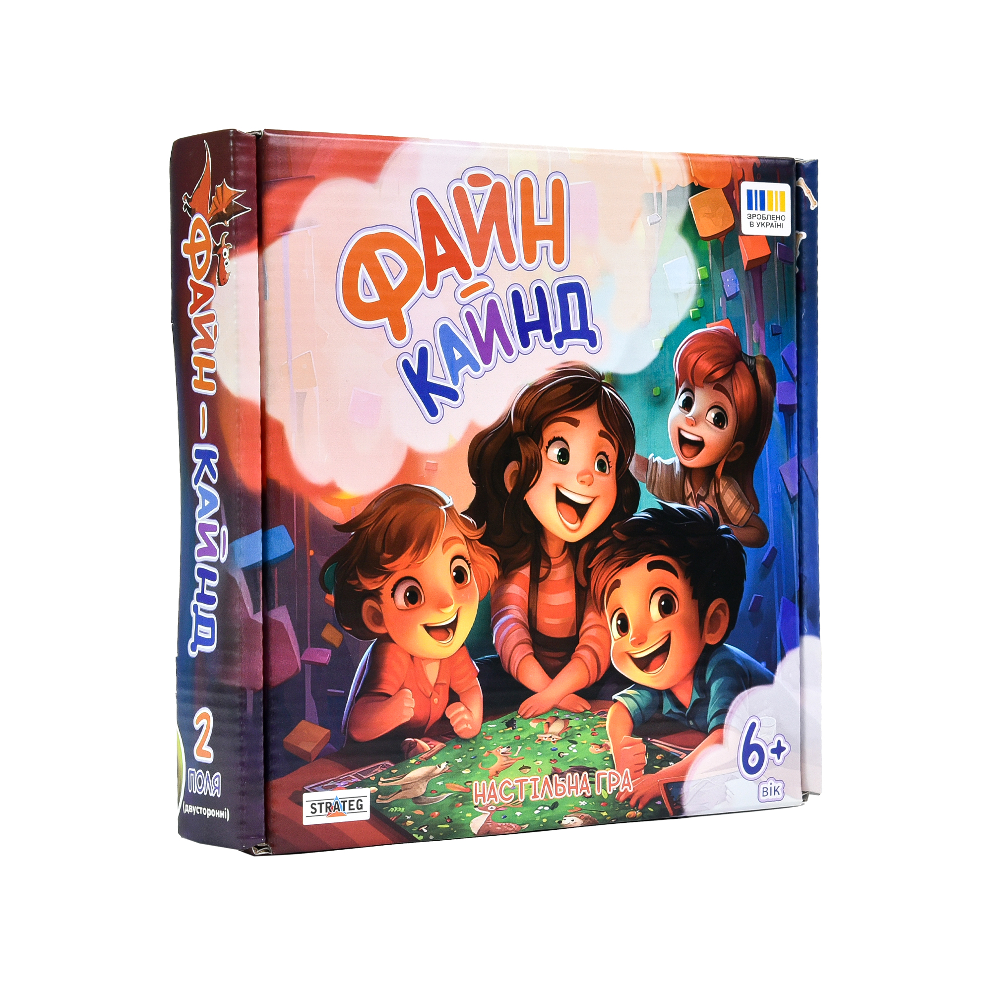Настільна гра "Файн-кайнд" українською мовою, в кор. 18,2*19*3,6см, ТМ Стратег, Україна