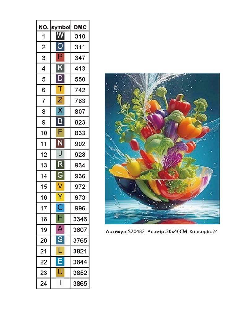 Алмазна мозаїка "Гравітація смаку"  30*40см, на рамці, в кор. 31*41*2,5см, ТМ Dreamtoys