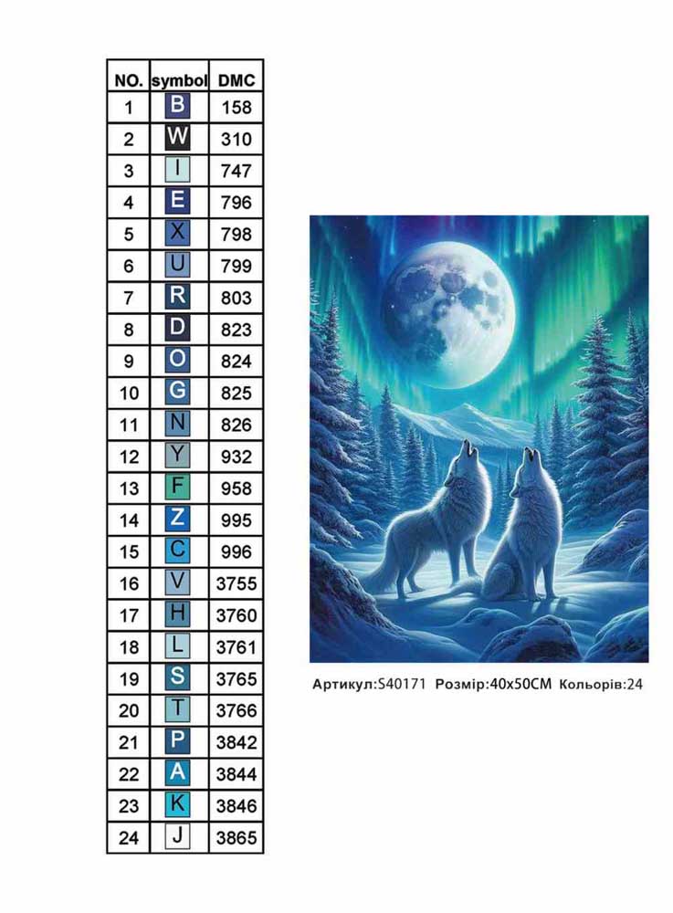 Алмазна мозаїка "Полярна казка" 40*50см, на рамці, в кор. 41*51*2,5см, ТМ Dreamtoys