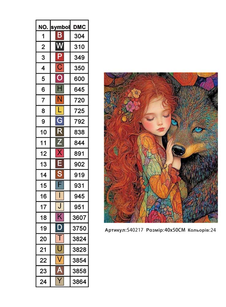 Алмазна мозаїка "Довіра без слів" 40*50см, на рамці, в кор. 41*51*2,5см, ТМ Dreamtoys