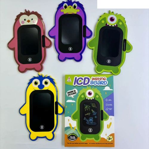 Планшет LCD 4 дюйма, 20,5*14см, цветной, 4 вида, бат(табл), в кор. 15*21*1см (144шт) Планшет LCD 4 дюйма, 20,5*14см, цветной, 4 вида, бат(табл), в кор. 15*21*1см (144шт)