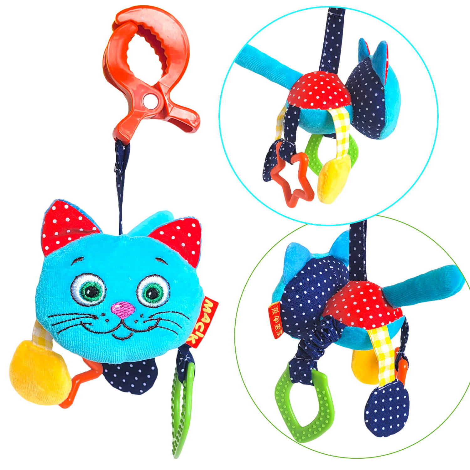 Вибро-подвеска Ферма "Котик", на планш. 24*16см, ТМ Масик, Украина