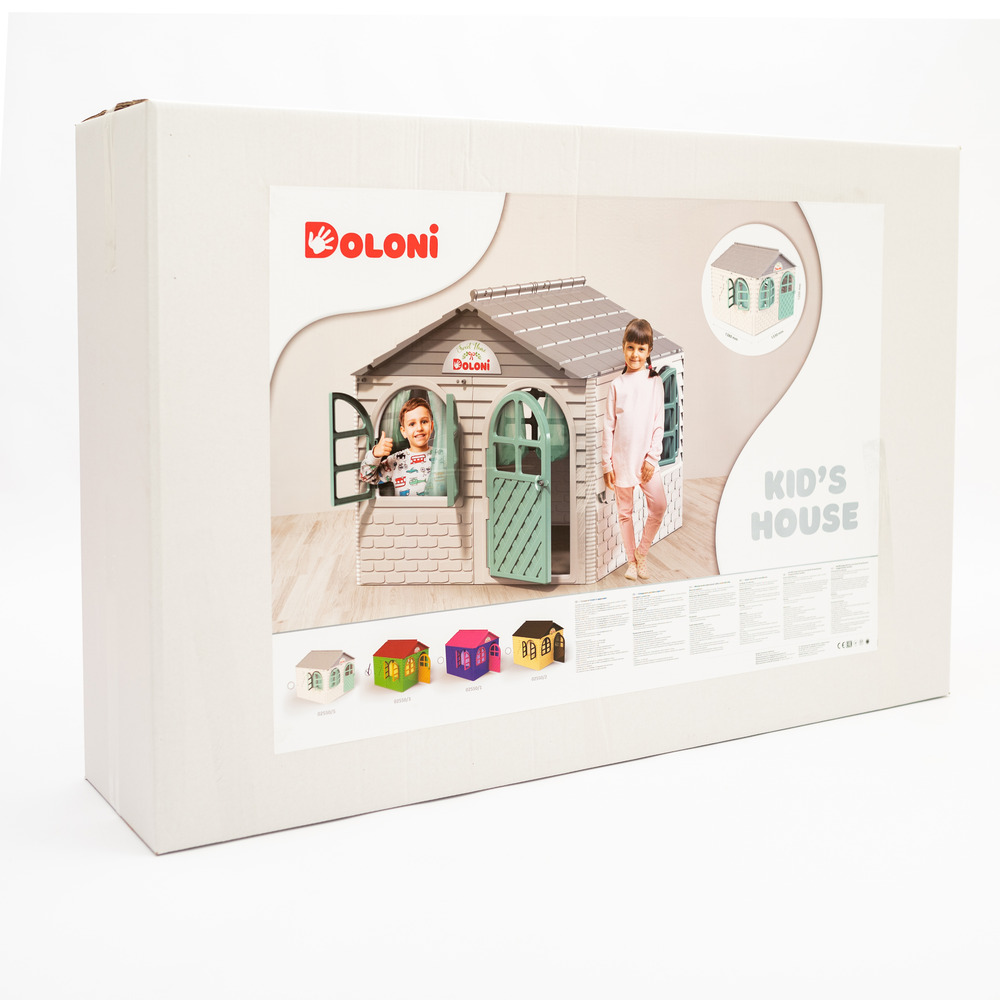 Будиночок із шторками 129*129*120см, в кор. 128*33*86см, ТМ Долоні, Україна